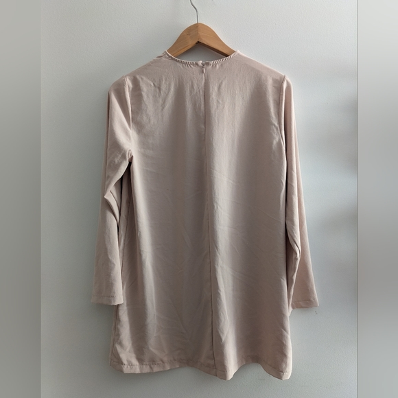 Champagne Stripped Dress - Picture 3 of 3